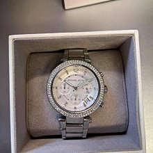 MICHAEL KORS 銀色MK大圓標100%有機棉白色圓領短袖上衣 歷史價格詳細信息