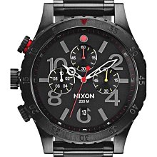 NIXON 48-20 霸氣 潛水錶 黑 計時碼錶 鋼錶帶 手錶 男錶 女錶 送男友 A486-1320 歷史價格詳細信息