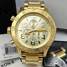 NIXON A037-502《42-20 Chrono系列》大錶徑42mm/防水200米/男女兼用/金色【第一鐘錶】 歷史價格詳細信息