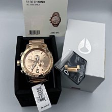 NIXON 51-30 時尚霸氣 潛水錶 玫瑰金 金色 男錶 女錶 手錶 大錶逕 型男必備 潮人裝備 潮人態度 禮物首選 歷史價格詳細信息