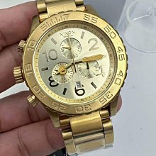 NIXON A037-502《42-20 Chrono系列》大錶徑42mm/防水200米/男女兼用/金色【第一鐘錶】 歷史價格詳細信息