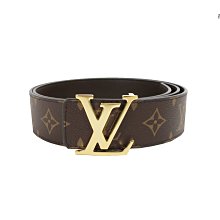 LV 路易威登 INITIALES黑灰老花 4CM 男生皮帶 腰帶 M0157 歷史價格詳細信息