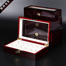 現貨 廠定批發烤漆黑檀木紋061020位手表盒珠寶首飾收納展示包裝盒現貨【規格不同，價格不同】正品促銷 價格比較,價格查詢,歷史價格詳細信息