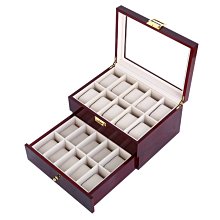 現貨 高檔木質烤漆花梨新木紋手表包裝盒 高級亮光手表盒子【規格不同，價格不同】正品促銷 歷史價格詳細信息