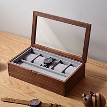 現貨 胡桃木實木手表收納盒子帶鎖高品質家用簡約腕表首飾手鏈收藏展示【規格不同，價格不同】正品促銷 歷史價格詳細信息