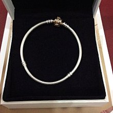 潘多拉14k間金立體愛心環盛開的玫瑰花麻花戒圈絕版戒指pan9885 歷史價格詳細信息