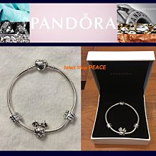 PANDORA Disney Anna dress silver dangle with blue, pink and black enamel 歷史價格詳細信息