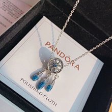優選精品-Pandora 潘朵拉 項鏈女S925純銀海洋之心深邃吊墜小紅書 蛇骨鏈送情人禮物 歷史價格詳細信息