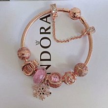 PANDORA 潘朵拉s925純銀手鏈女粉紅色熱氣球手鐲串珠七夕送情人節高端禮物-雙喜生活館 歷史價格詳細信息