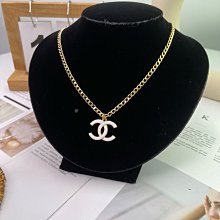 【翰貝格名牌館】全新真品 CHANEL 小金花 皮穿鍊 雙C 水鑽 雙層 頸鍊 項鍊 歷史價格詳細信息