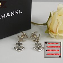 優買二手精品名牌店 CHANEL 金色 金屬 菱格紋 雙c logo 水鑽 雙面 立體 別針 胸針 墬子 項鍊 全新商品 歷史價格詳細信息