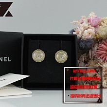 優買二手精品名牌店 CHANEL 金色 金屬 菱格紋 雙c logo 水鑽 雙面 立體 別針 胸針 墬子 項鍊 全新商品 歷史價格詳細信息