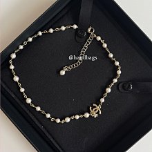 【翰貝格名牌館】全新真品 CHANEL 小金花 皮穿鍊 雙C 水鑽 雙層 頸鍊 項鍊 歷史價格詳細信息