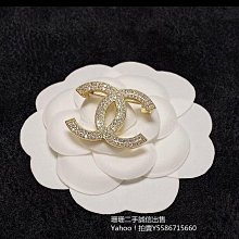 二手正品CHANEL 香奈兒 雙C 弔牌 穿皮鏈條 串珠胸針 歷史價格詳細信息