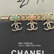 二手正品 香奈兒 CHANEL 髮夾 大蝴蝶結彈簧夾 名媛飾品 黑色 粉色 白色 藍色 歷史價格詳細信息