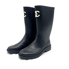 CHANEL 藍黑色大雙C羊皮雙色雙蓋雙夾層三用口蓋包 歷史價格詳細信息