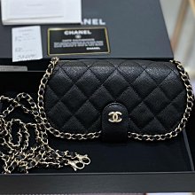 Chanel 22p新款黑色霧金荔枝皮相機包 歷史價格詳細信息