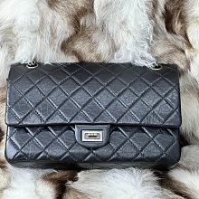 CHANEL 2.55經典菱格紋小牛皮鏈帶WOC斜背包(黑色) 歷史價格詳細信息