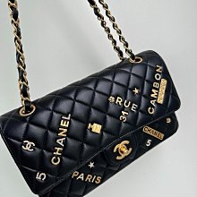 CHANEL 31經典雙C LOGO 菱格紋小牛皮迷你購物包(黑色) 歷史價格詳細信息