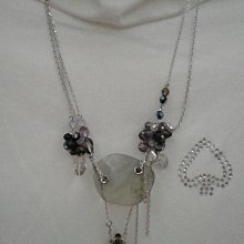 Swarovski 施華洛世奇 水晶項鍊+耳環組 含盒 歷史價格詳細信息