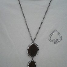 Swarovski 施華洛世奇 水晶項鍊+耳環組 含盒 歷史價格詳細信息