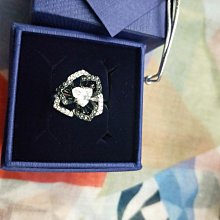 //三折出清//原價4990元 Swarovski 全新正品 白水晶黃花造型戒指 戒圍:58 歷史價格詳細信息