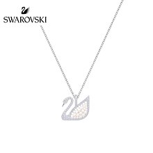 潮牌SWAROVSKI 施華洛世奇 鑲鑽天鵝縷空水晶項鍊 優雅時尚項鍊 海外代購-雙喜生活館 價格比較,價格查詢,歷史價格詳細信息