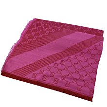 GUCCI 281942 經典雙G緹花LOGO羊毛絲綢披肩圍巾.深灰 歷史價格詳細信息