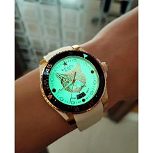 GUCCI Dive Automatic 銀色錶盤 橘色配綠色橡膠錶帶 男士 自動機械錶 YA136351 潛水錶 中性錶 歷史價格詳細信息