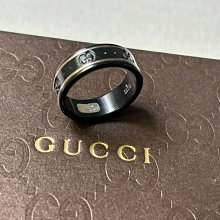 戒指正品Gucci古馳戒指男士古奇純銀雙G女士指環情侶新款復古做舊對戒 歷史價格詳細信息