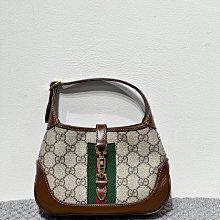 GUCCI Jackie 1961系列 GG Supreme帆布中號手提/肩背包(單寧藍) 歷史價格詳細信息