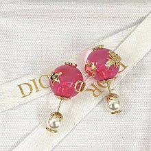【翰貝格名牌館】全新真品 DIOR TRIBALES 巴黎鐵塔 白 珍珠 CD 針式 耳環 歷史價格詳細信息