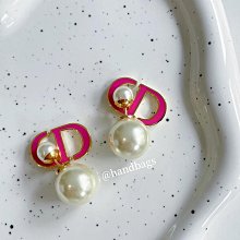【翰貝格名牌館】全新真品 DIOR TRIBALES 巴黎鐵塔 白 珍珠 CD 針式 耳環 歷史價格詳細信息