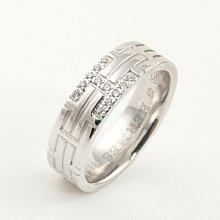 (可線上無息分期刷卡)GUCCI 古馳 18白Ｋ金/戒指..國際戒9.5號 內直徑1.58cm 指環厚0.90cm 歷史價格詳細信息