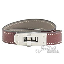 Hermès Kelly double tour bracelet 米杏色銀釦皮革手環 歷史價格詳細信息