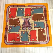 ＊金選名店＊HERMES＊愛馬仕＊喀什米爾大圍巾 黃/棕  130*30 編號2 歷史價格詳細信息