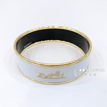 A8323 Hermes閃電藍琺瑯馬車金框寬版手環(遠麗精品 台北店) 歷史價格詳細信息