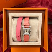 已售 HERMES 愛馬仕 runway秀款 絕美經典logo釦雙色100% cashmere繫帶長大衣 歷史價格詳細信息