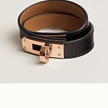 Hermès Kelly double tour bracelet 米杏色銀釦皮革手環 歷史價格詳細信息