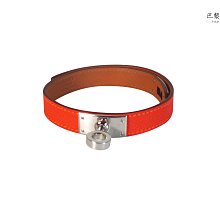 【巴黎站二手名牌專賣店】＊現貨＊HERMES 愛馬仕 真品＊CC1.710 銀色錶盤深棕色鱷魚壓紋錶帶機械手錶 歷史價格詳細信息