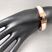 Hermes Clic H 經典白金琺瑯手環 歷史價格詳細信息