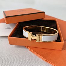 Hermes Clic H 經典白金琺瑯手環 歷史價格詳細信息
