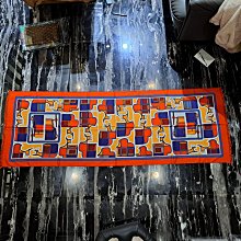 ＊金選名店＊HERMES＊愛馬仕＊喀什米爾大圍巾 黃/棕  130*30 編號2 歷史價格詳細信息