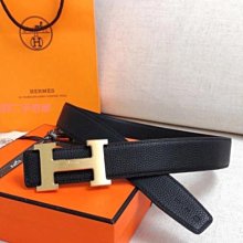 淑静二手 Hermès愛馬仕 Heure H Epsom小牛皮石英女仕手錶腕錶 金棕錶帶/迷你21mm/銀框/金框 歷史價格詳細信息