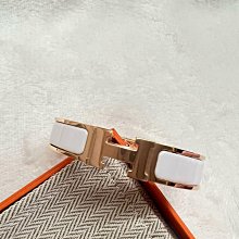 Hermès 白色琺瑯 金扣 手環 歷史價格詳細信息