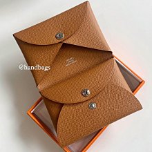 Hermes Calvi Duo Leather Card Case Veau Epsom 662698 歷史價格詳細信息