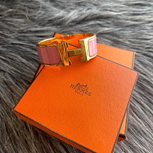二手奢品 HERMES 愛馬仕 黃金 鑽石手環 鑲鑽 精緻時尚手鍊 現貨 歷史價格詳細信息