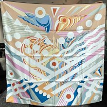 【翰貝格名牌館】全新真品 HERMES Silk in GOLD 金棕 Ep皮 粉紅 愛心 藍斑馬紋 絲巾 拉鍊 長夾 歷史價格詳細信息