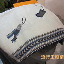 ＊流行工廠名牌二手精品＊HERMES 藍黑色馬圖騰 方巾 65 保證正品 歷史價格詳細信息