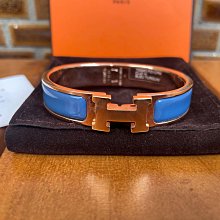 HERMES 愛馬仕 Clic H 白色琺瑯手鐲 PM 金色窄版手環 S號 現貨 多色可選正品 歷史價格詳細信息